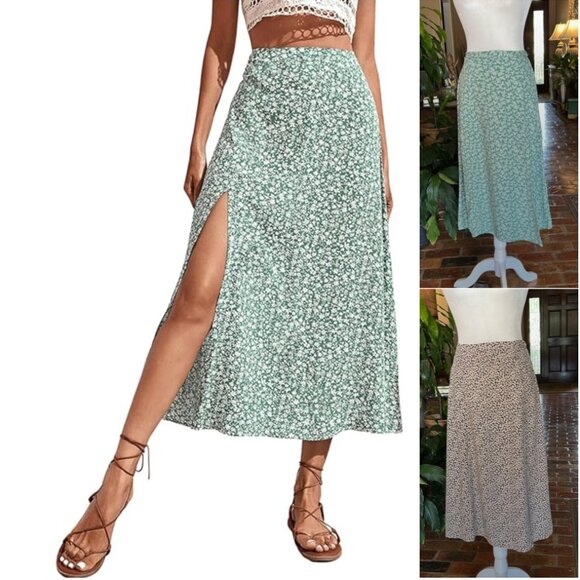 American Eagle (2) side slit skirts size S - Picture 1 of 12